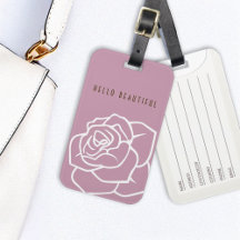 Hello Beautiful - Modern Chic Rosa Ros