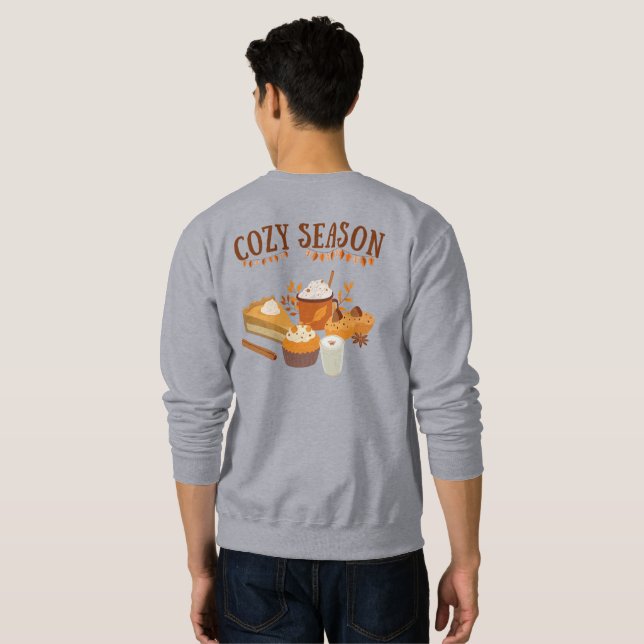 Hello Cozy Season Lång Ärmad Tröja (Hel baksida)
