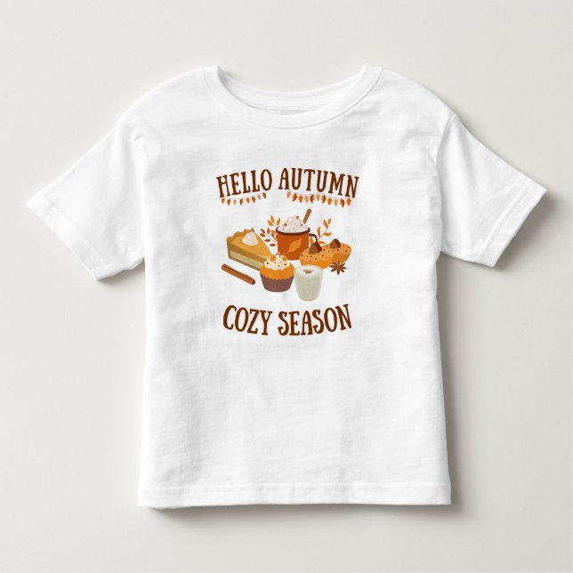 Hello Cozy Season T Shirt (Framsida)