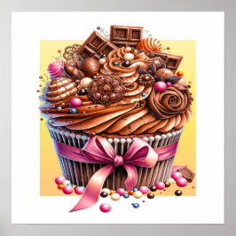 Hello Cupcake Affisch