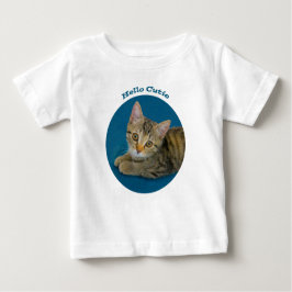 Hello cutie - cute kitty t shirt