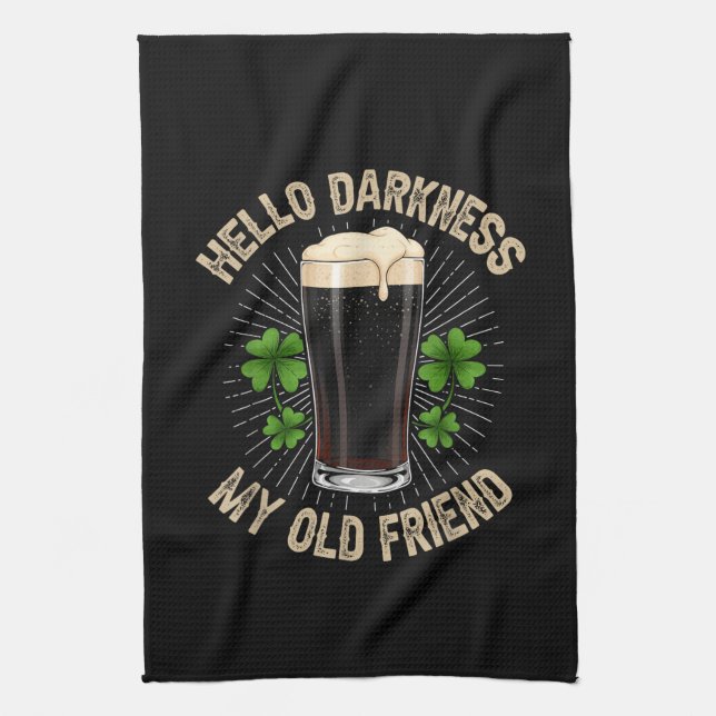 Hello Darkness My Old Friend Kökshandduk (Vertikal)