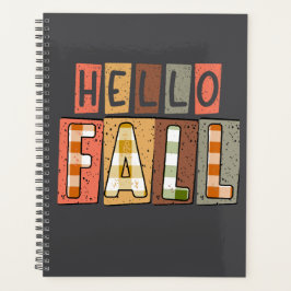 Hello Fall Agenda Design