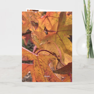 "Hello Fall!" Greeting Card Kort