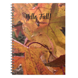 "Hello Fall!" Notebook Anteckningsbok