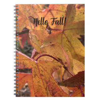 "Hello Fall!" Notebook Anteckningsbok