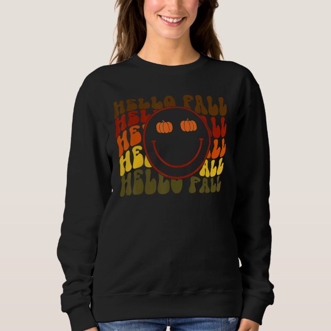Hello Fall  Thanksgiving Matching Family Autumn Ph T Shirt (Framsida)
