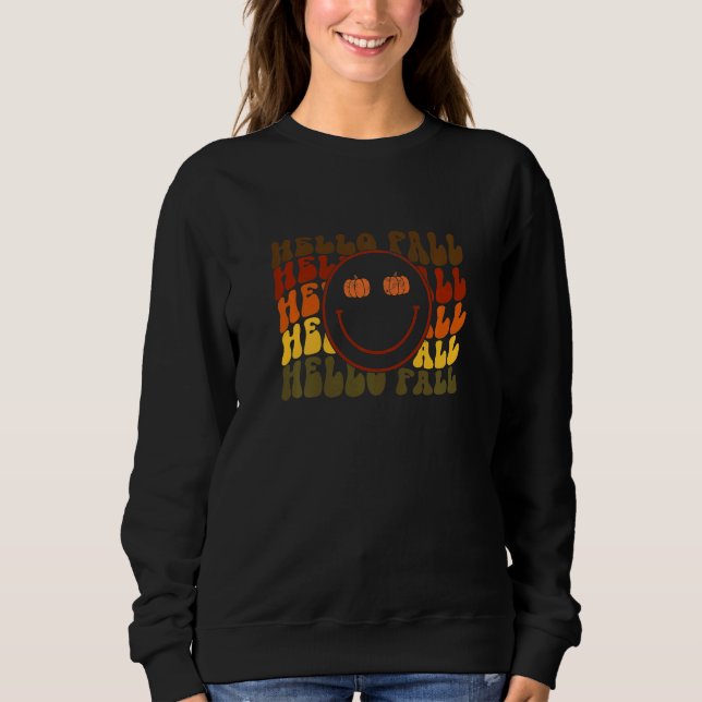 Hello Fall  Thanksgiving matching family autumn ph T Shirt (Framsida)