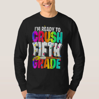 Hello Fifth Grade Back To School 5th Grade Team Cu T Shirt