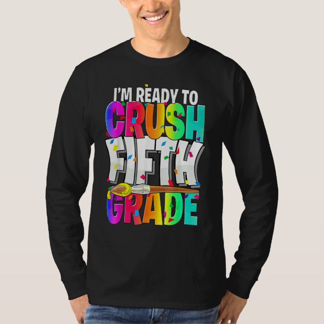 Hello Fifth Grade Back To School 5th Grade Team Cu T Shirt (Framsida)