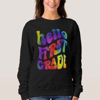 Hello First Grade Team 1st Grade Back To School Te T Shirt