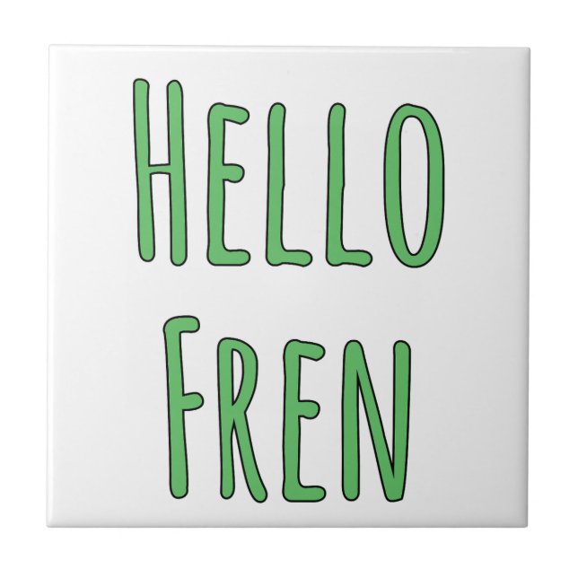 Hello Fren Kakelplatta (Framsidan)