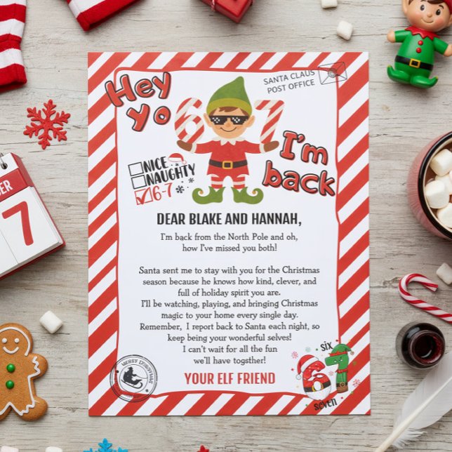 Hello from your Elf, Christmas Elf Arrival letter (Skapare uppladdad)