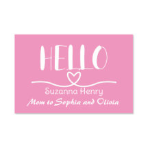 Hello Girl Mom Pink Names Mama
