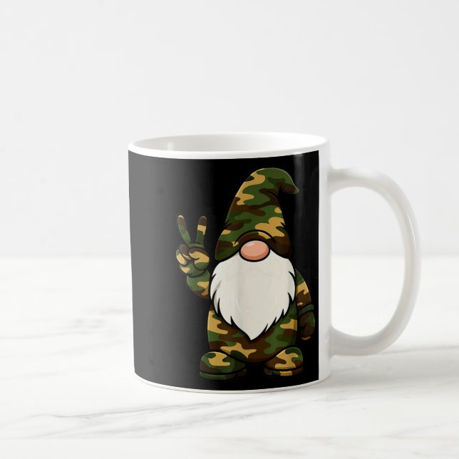 Hello Hunting Season Christmas Camouflage Camo Gno Kaffemugg (Höger)