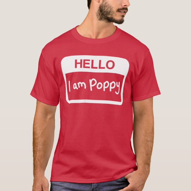 Hello i am poppy friends t shirt (Framsida)