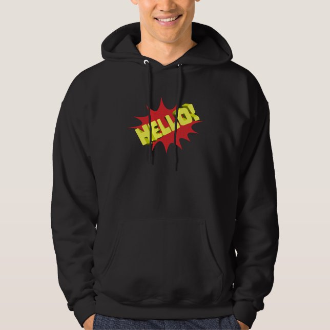 Hello is it me your looking for hoodie (Framsida)