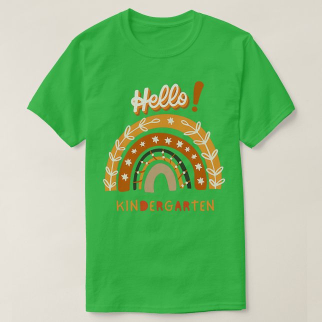 Hello Kindergarten Back To School 2 T Shirt (Design framsida)