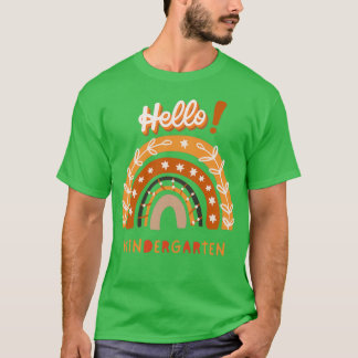 Hello Kindergarten Back To School 2 T Shirt