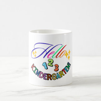Hello Kindergarten Teacher Mug,Back to School gift Kaffemugg