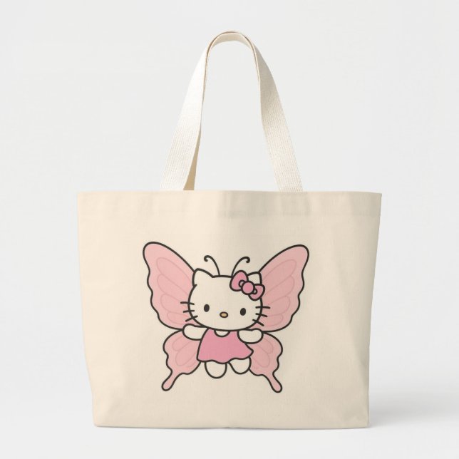 Hello kitty tote bag jumbo tygkasse (Framsidan)