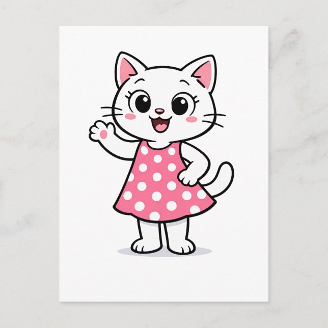 Hello Kitty Vykort (Framsida)