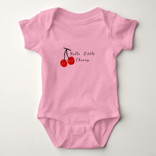 Hello litlle cherry t shirt (Framsida)