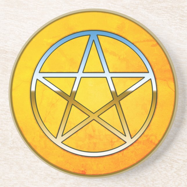 Hello Metallic Pentacle Underlägg (Framsidan)