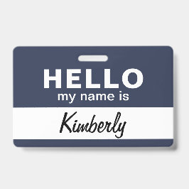 Hello My Name Is - Anpassat skript anställds namn