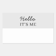 Hello My Name Is | Modern minimalistisk handskrift