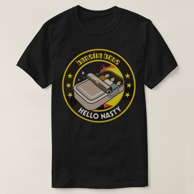 Hello Nasty The Beastie Rap Rock Sardine Boys Clas T Shirt (Design framsida)