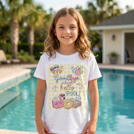 Hello Pool Party Gul Caro T-Shirt