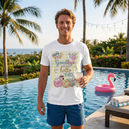 Hello Pool Party Gul Caro T-Shirt