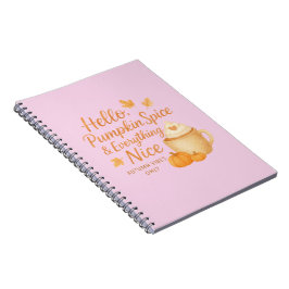 Hello, Pumpkin Spice & Everything Nice Journal Anteckningsbok