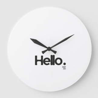 Hello. Since 2026 Wall Clock Stor Klocka
