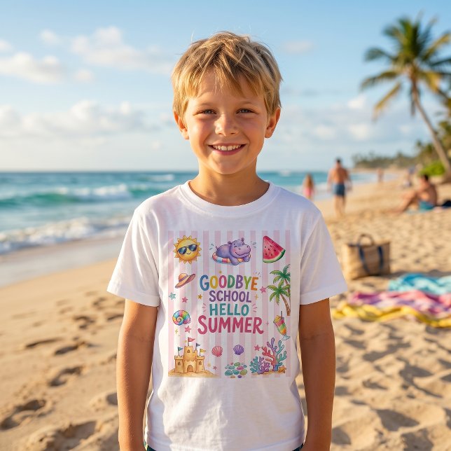 Hello Sommar Party Streck T-Shirt  (Skapare uppladdad)