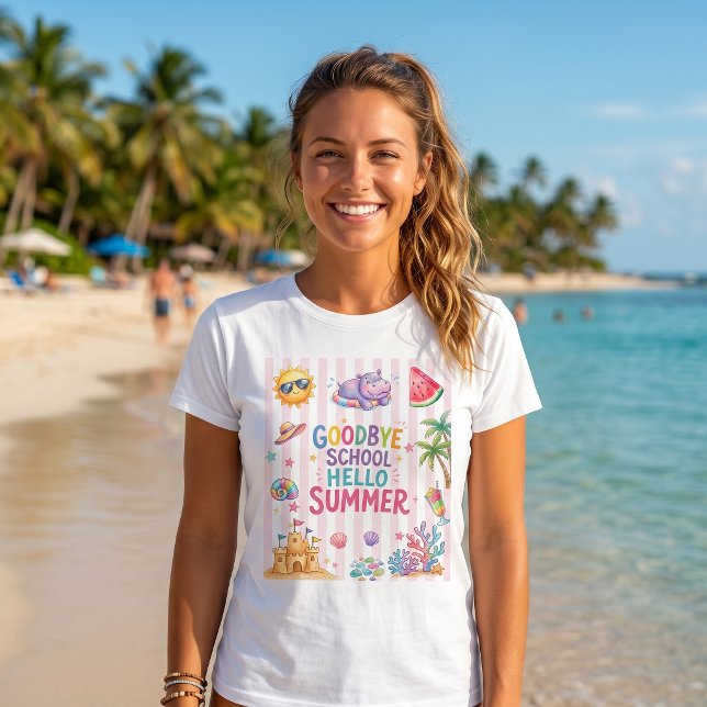 Hello sommarfest randiga t-shirt  (Skapare uppladdad)