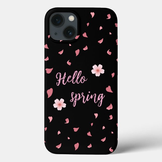 Hello Spring iPhone Case (Baksida)