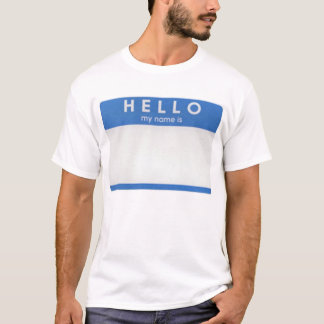 hello_sticker t-shirt