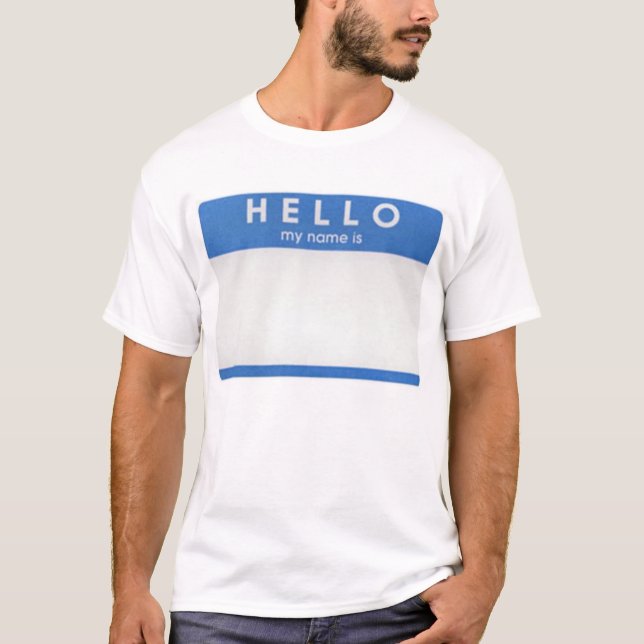 hello_sticker tee (Framsida)