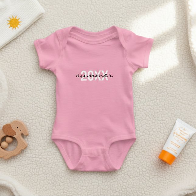 Hello Summer 2026 Personalized Bodysuit for Babies T Shirt (Skapare uppladdad)
