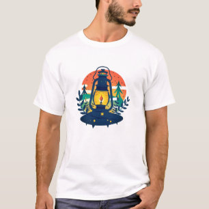 Hello Summer Retro Palmträd Solnedgång Grafisk T-S T Shirt