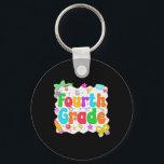 Hello Team Fourth Grade Back To School Shirt Schoo Nyckelring<br><div class="desc">Hello Team Fourth Grade Back To School Shirt School Supplies</div>