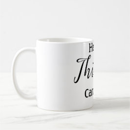 Hello thirty birthday name simple minimal elegant  kaffemugg