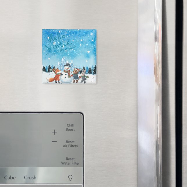 Hello Winter Magnet (In Situ (Fridge))