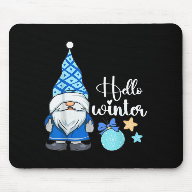 Hello Winter, Nordic Christmas Gnome  Musmatta (Framsidan)