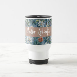 Hello Winter Pines & Flowers Resemugg