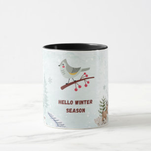 Hello Winter Season Mugg – Mysig Varm Kakao & Snö