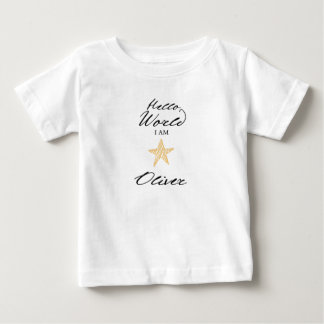 Hello World I am..., Personalized Name Kids Shirt T