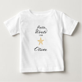 Hello World I am..., Personalized Name Kids Shirt T Shirt